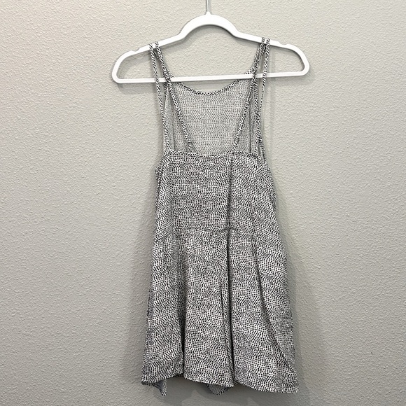 Roxy Black and White Polka Dot Romper with Pockets - Picture 4 of 8